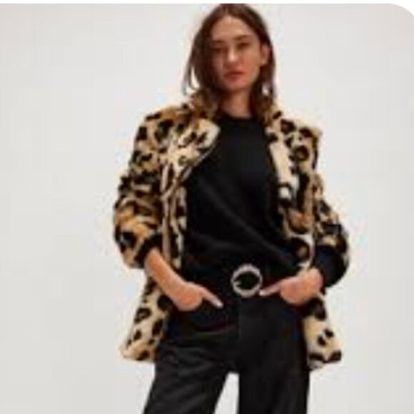 Free People Bella Leopard Coat - Picture 3 of 12
